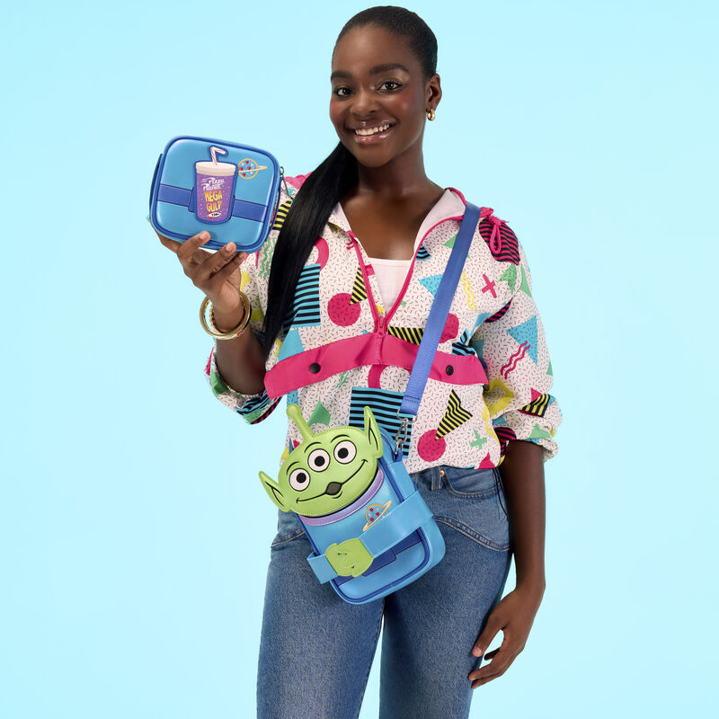 Toy Story 30th Anniversary Aliens Crossbuddies Cosplay Crossbody Bag with Coin Bag LFlifestyle2 view 3